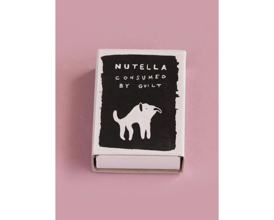 nutella enamel pin